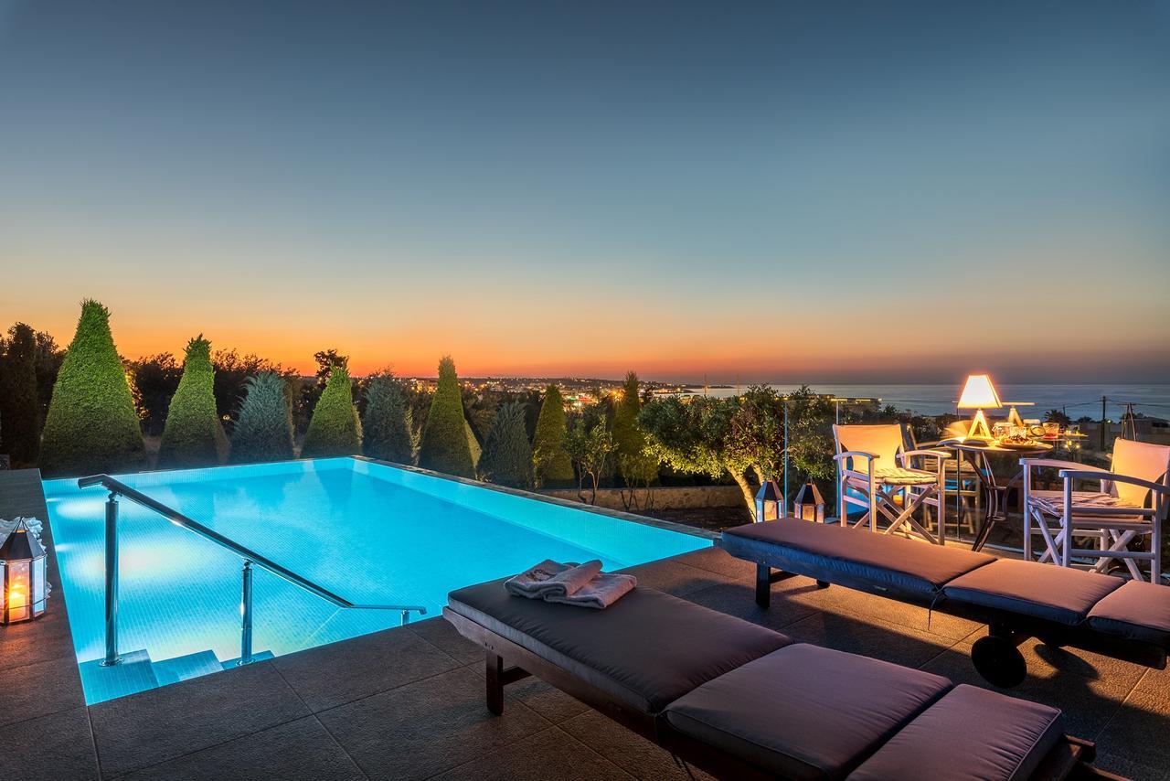 Golden Crest Villa Hersonissos  Bagian luar foto